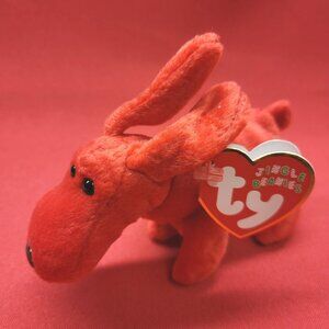 Rover Red Dog Ty Jingle Beanie Plush Ornament 2001